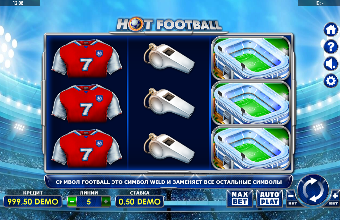 Изображение игрового автомата Hot Football