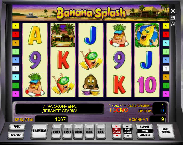 Изображение игрового автомата Banana Splash